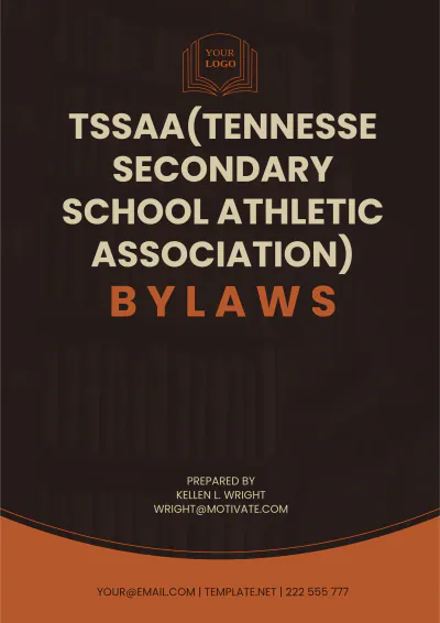 Free Tssaa(Tennessee Secondary School Athletic Association) Bylaws Template to Edit Online