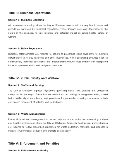 Free Kitchener Bylaws Template to Edit Online