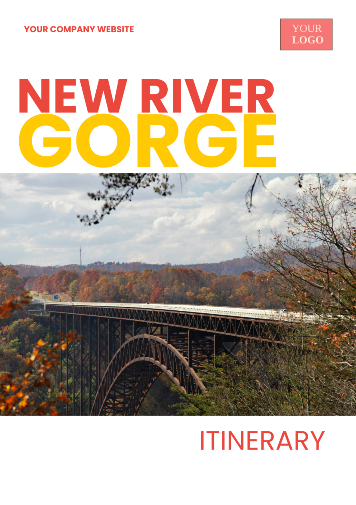 New River Gorge Itinerary Template - Edit Online & Download