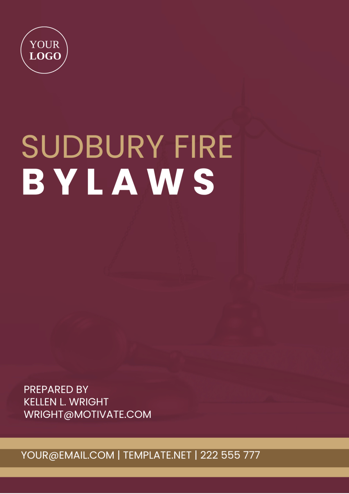 Sudbury Fire Bylaws Template