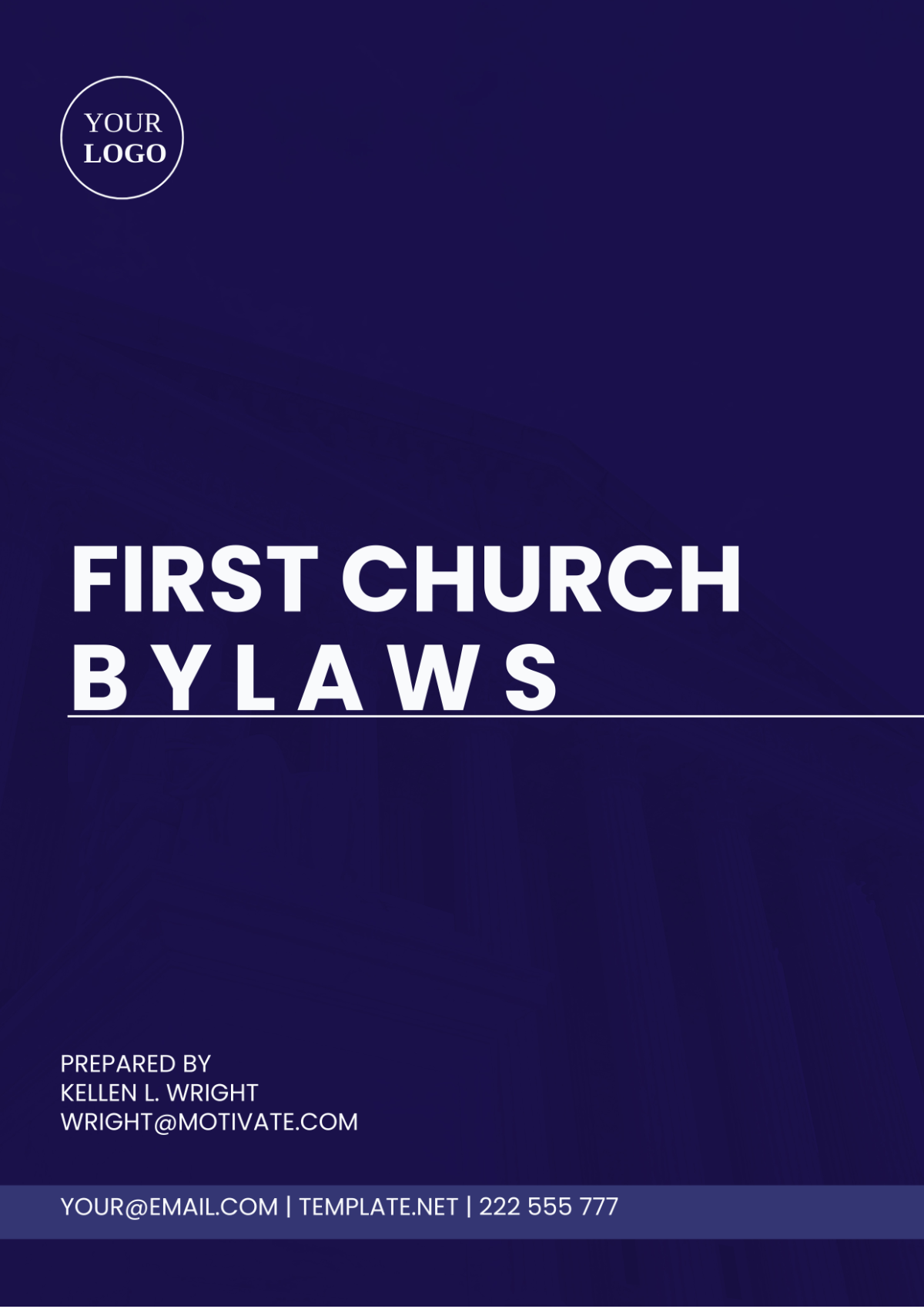 Free First Church Bylaws Template