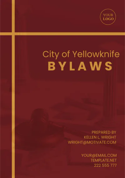 Free City Of Yellowknife Bylaws Template to Edit Online