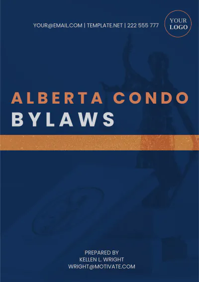 Free Alberta Condo Bylaws Template to Edit Online