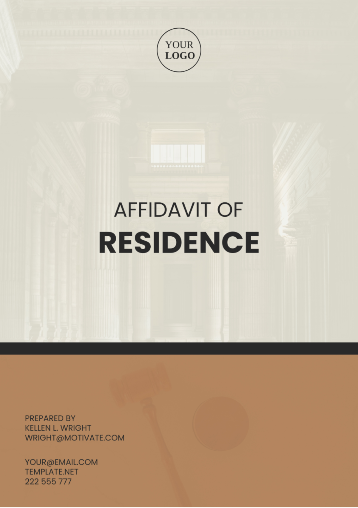 Montana Affidavit of Residence Template - Edit Online & Download