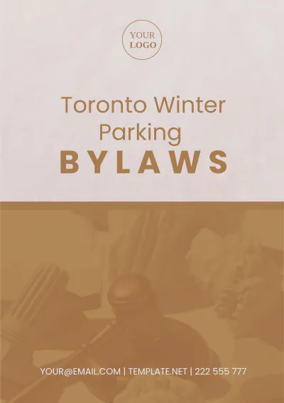 Free Toronto Winter Parking Bylaws Template to Edit Online