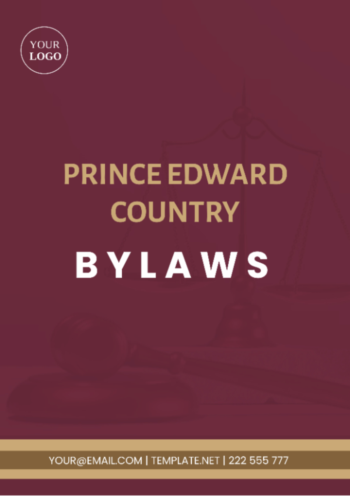 Free Prince Edward County Bylaws Template