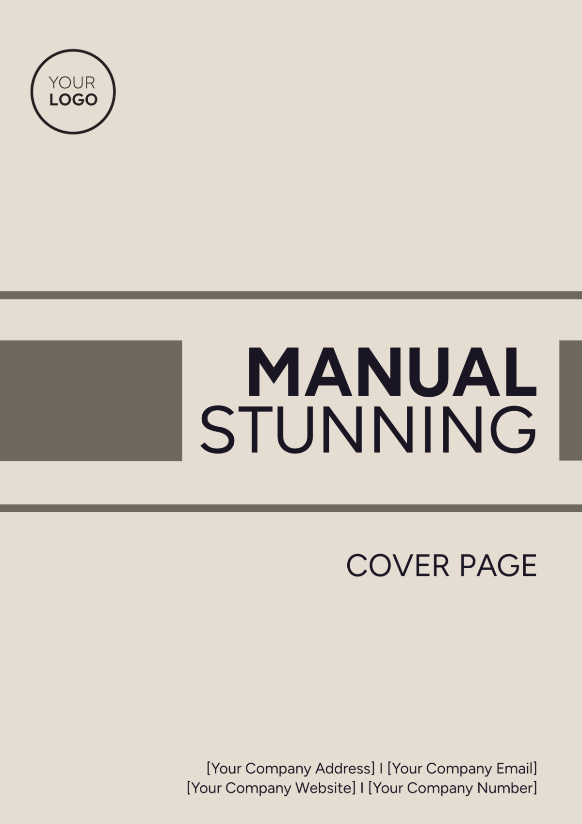 Manual Stunning Cover Page