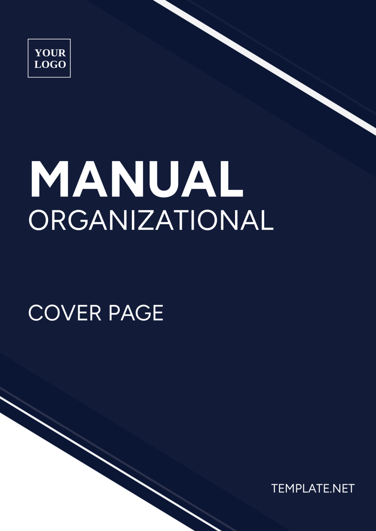 Manual Organizational Cover Page
