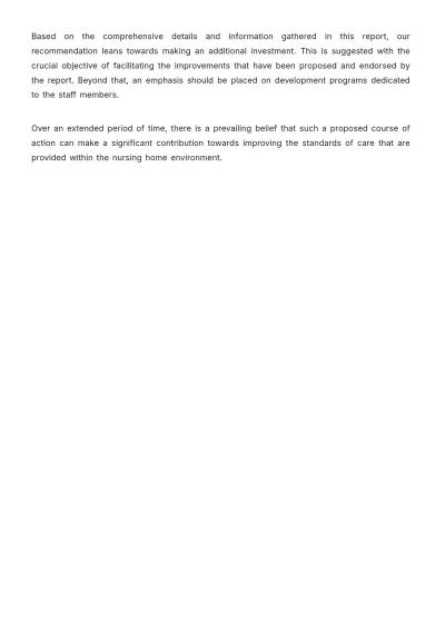 Free Nursing Home Status Report Template to Edit Online