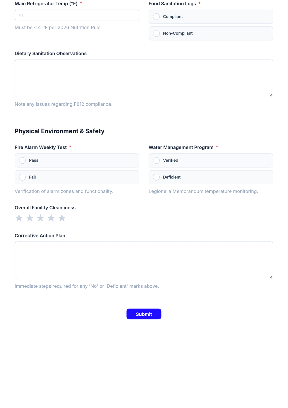 Free Nursing Home Weekly Checklist Template & AI Maker