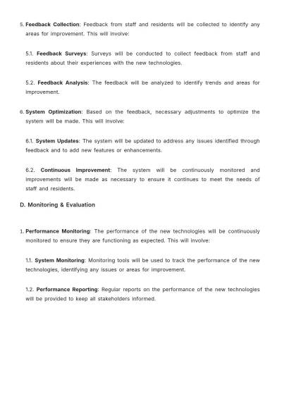 Free Nursing Home Technology Integration Proposal Template to Edit Online