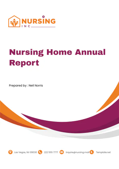 Free Nursing Home Annual Report Template to Edit Online
