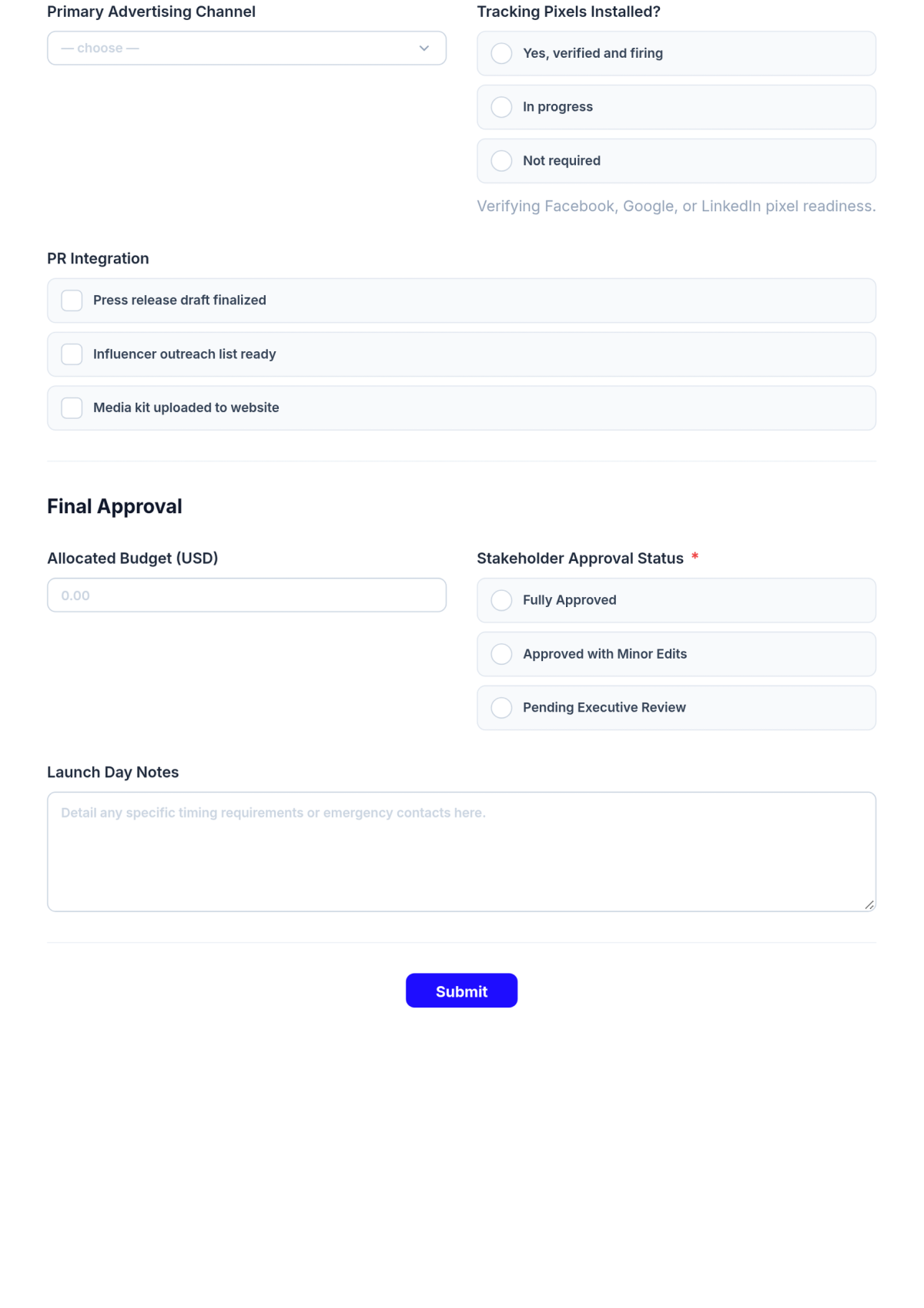 Free PR Campaign Advertising Checklist Template & AI Maker Free PR Campaign Advertising Checklist Template & AI Maker