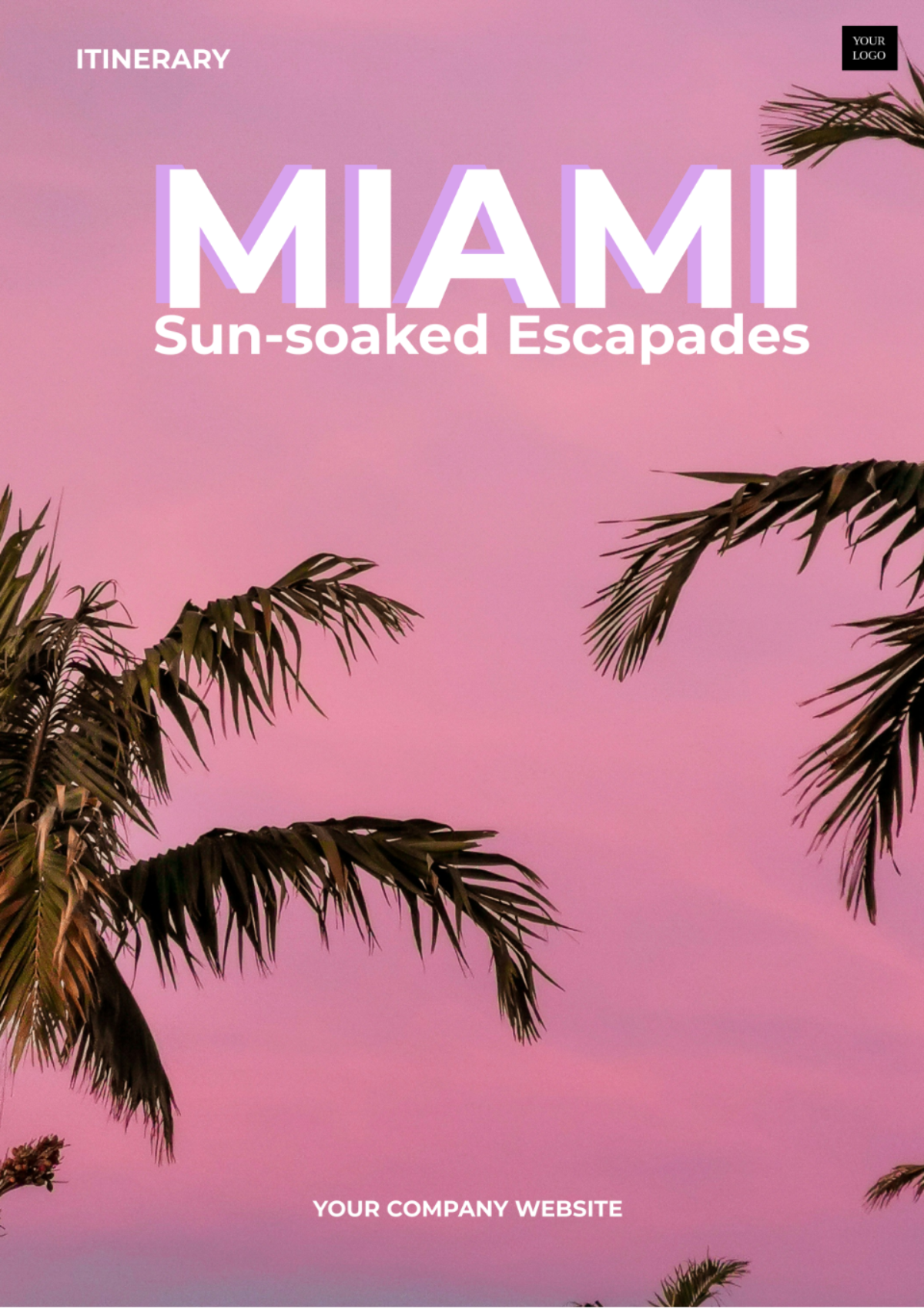 Miami Weekend Itinerary Template - Edit Online & Download