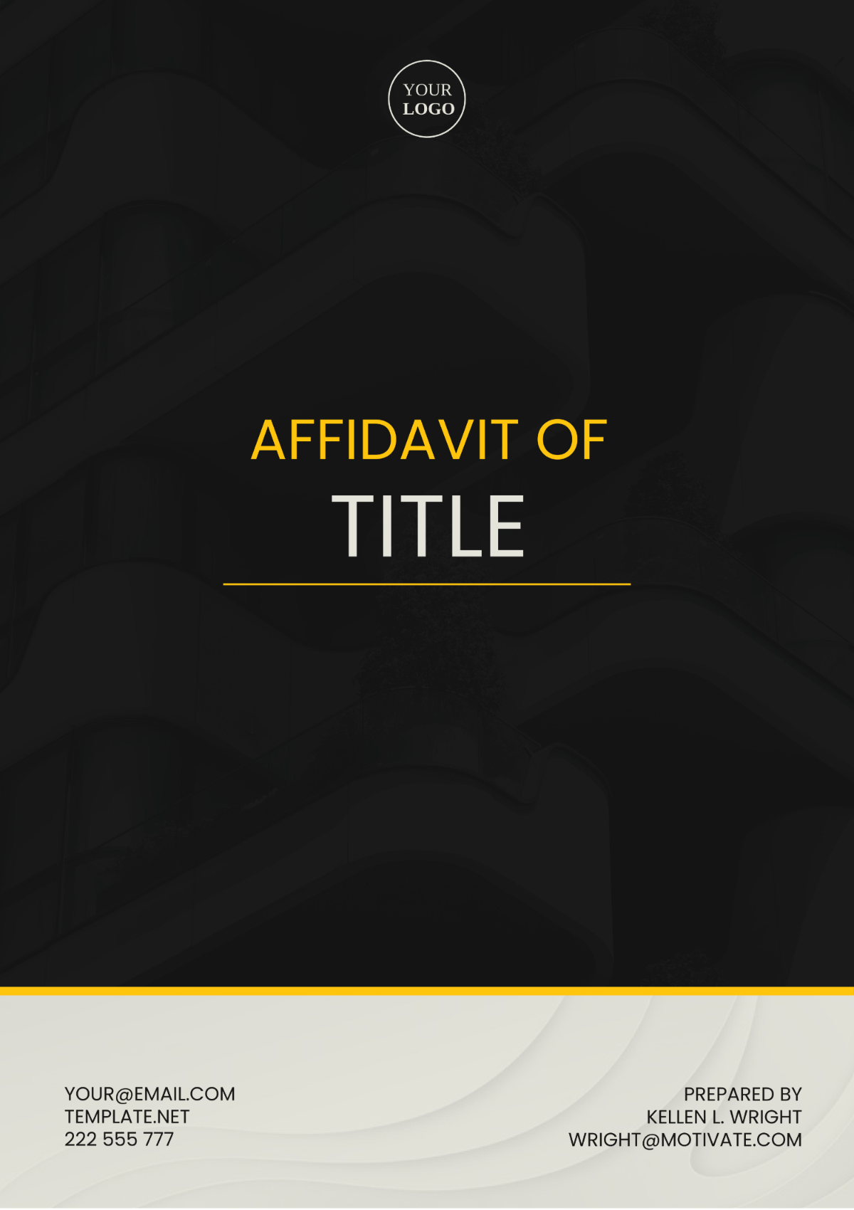 Arizona Affidavit of Title Template - Edit Online & Download