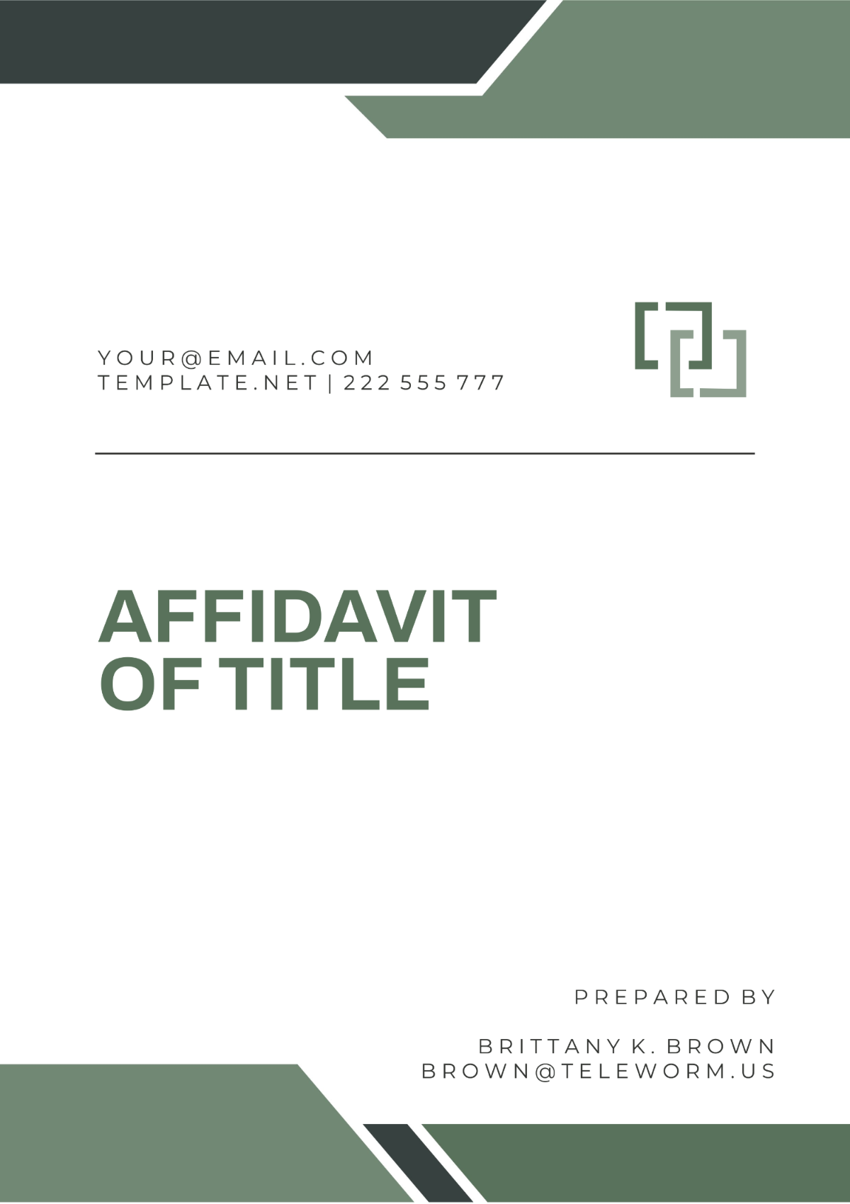 Delaware Affidavit of Title Template - Edit Online & Download