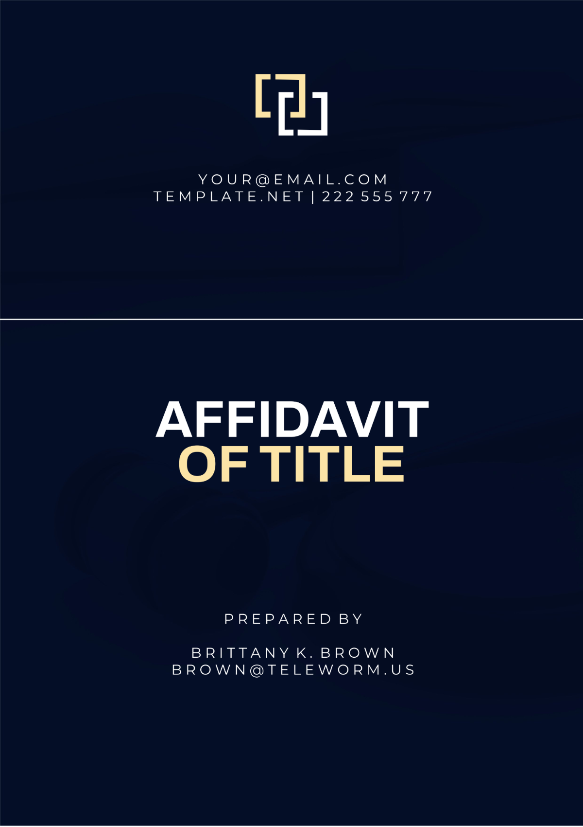 Indiana Affidavit of Title Template - Edit Online & Download