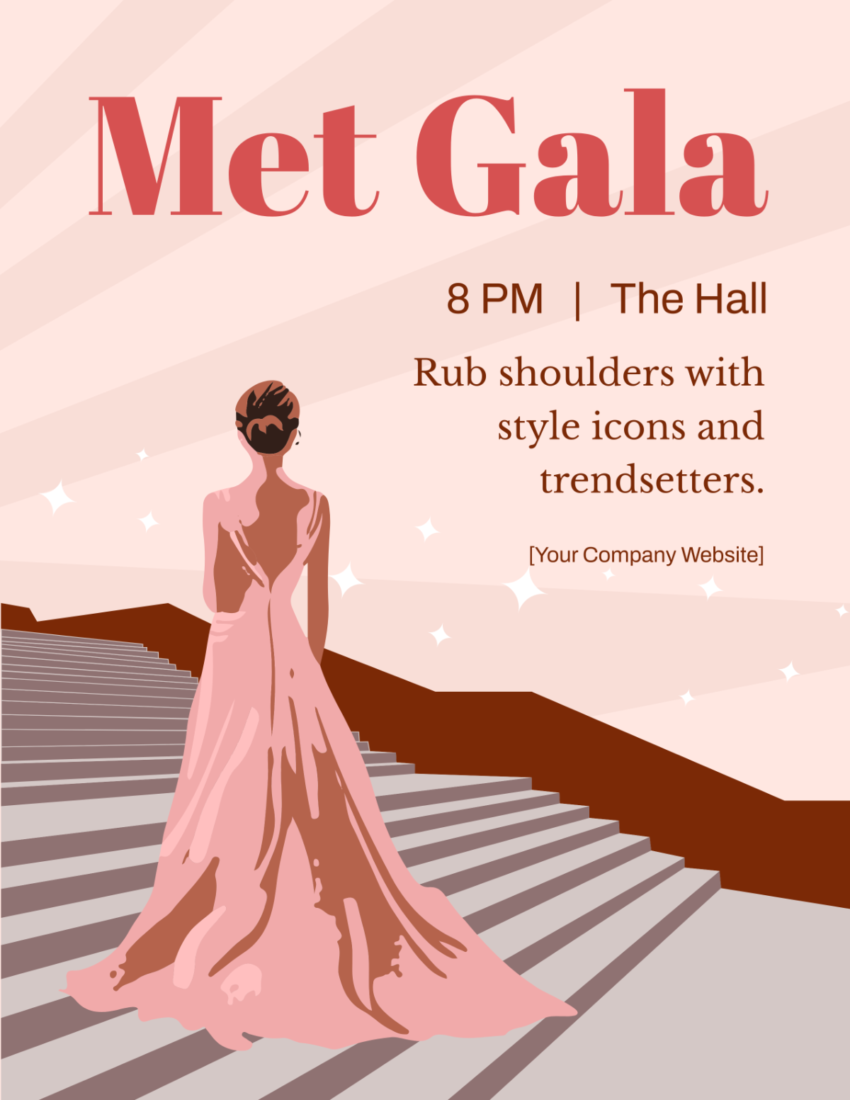 Met Gala  Flyer Template - Edit Online & Download