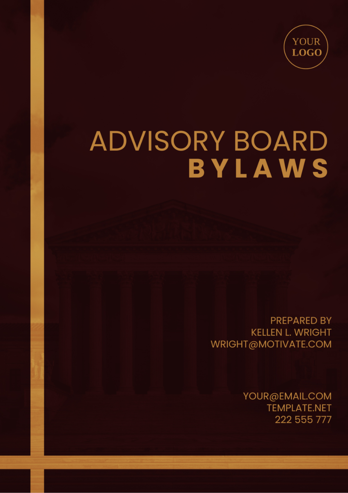 Free Advisory Group Bylaws Template
