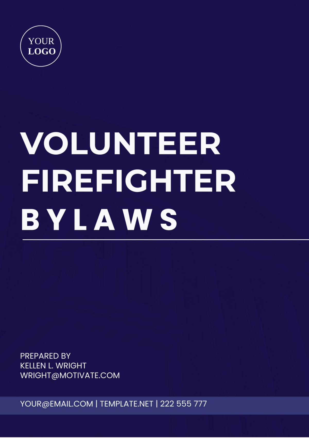 Volunteer Firefighter Bylaws Template