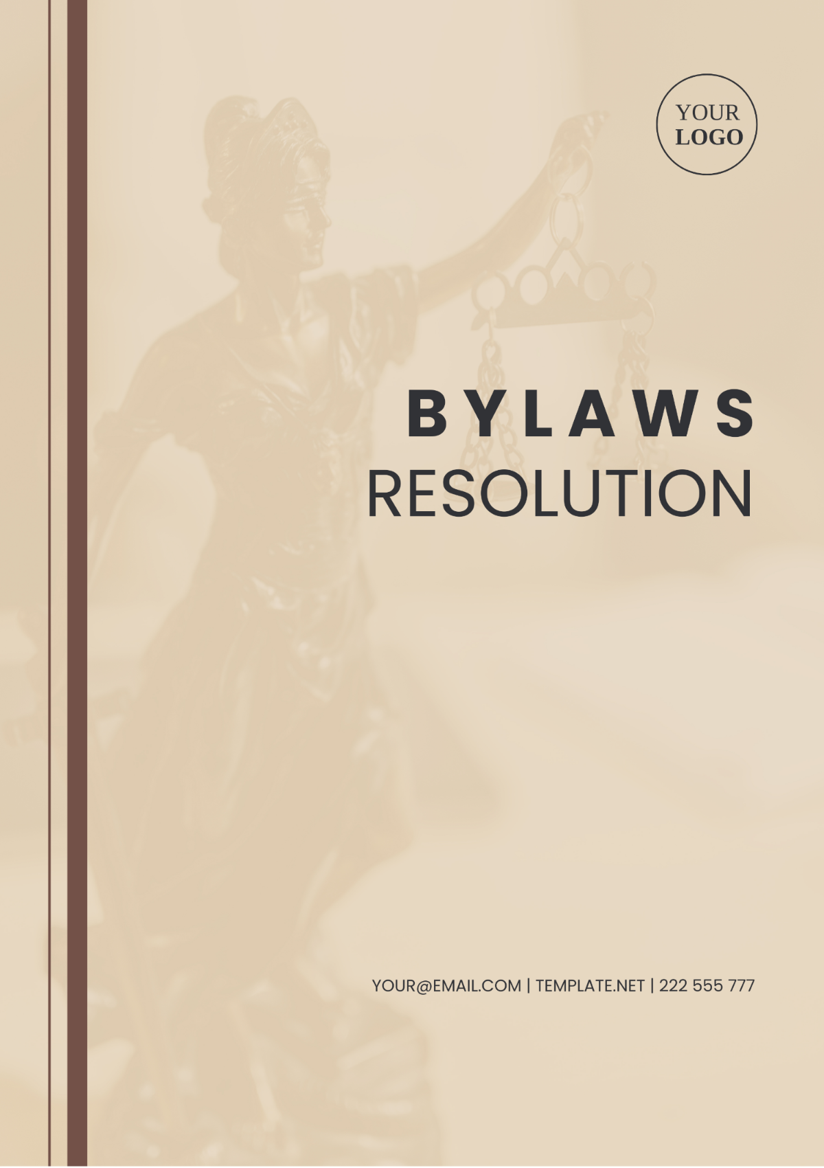 Bylaws Resolution Template