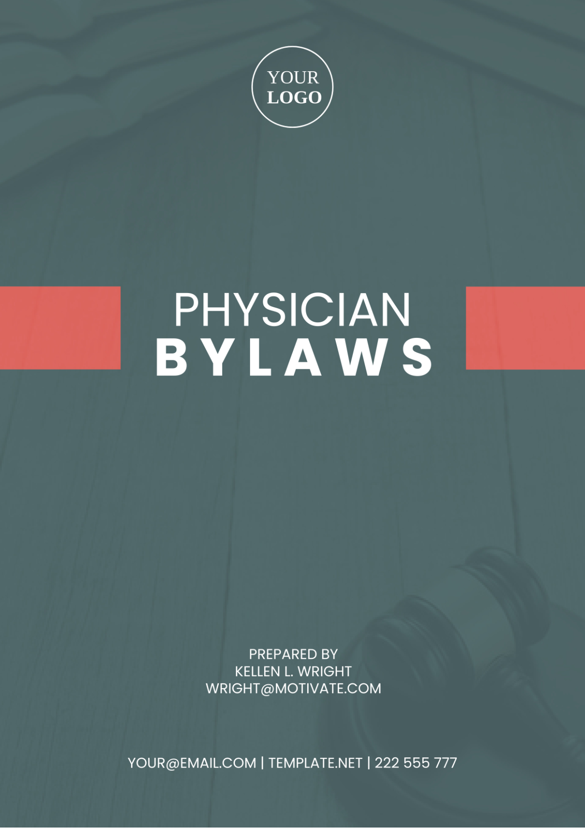 Physician Bylaws Template