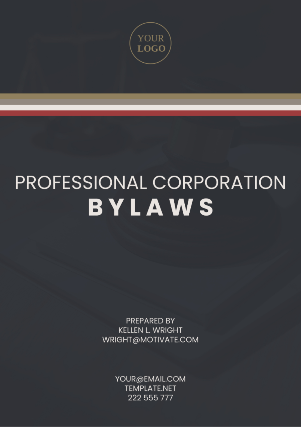 Professional Corporation Bylaws Template