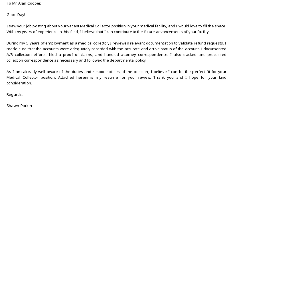 Medical Collector Cover Letter Template.jpe
