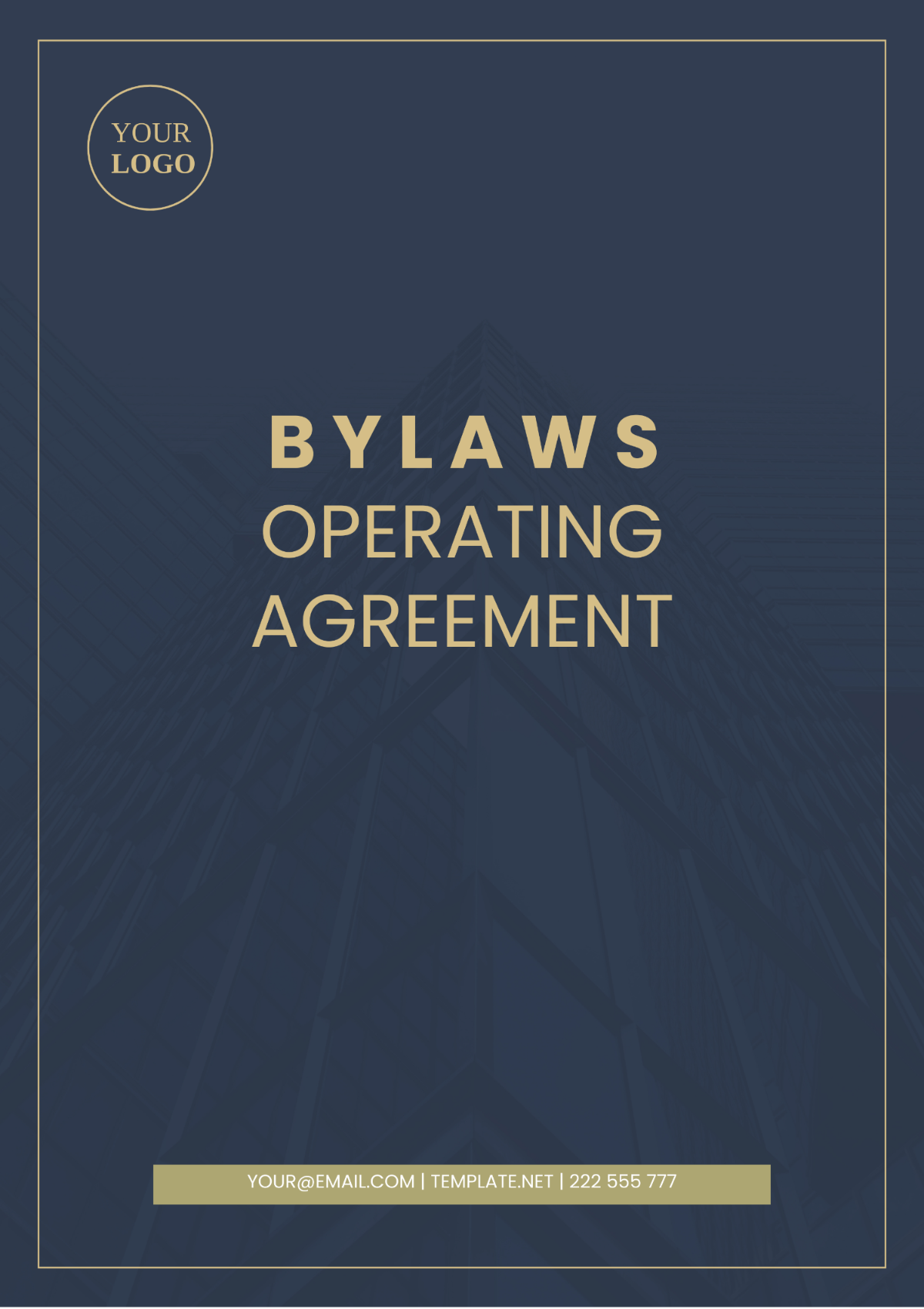 Bylaws Operating Agreement Template