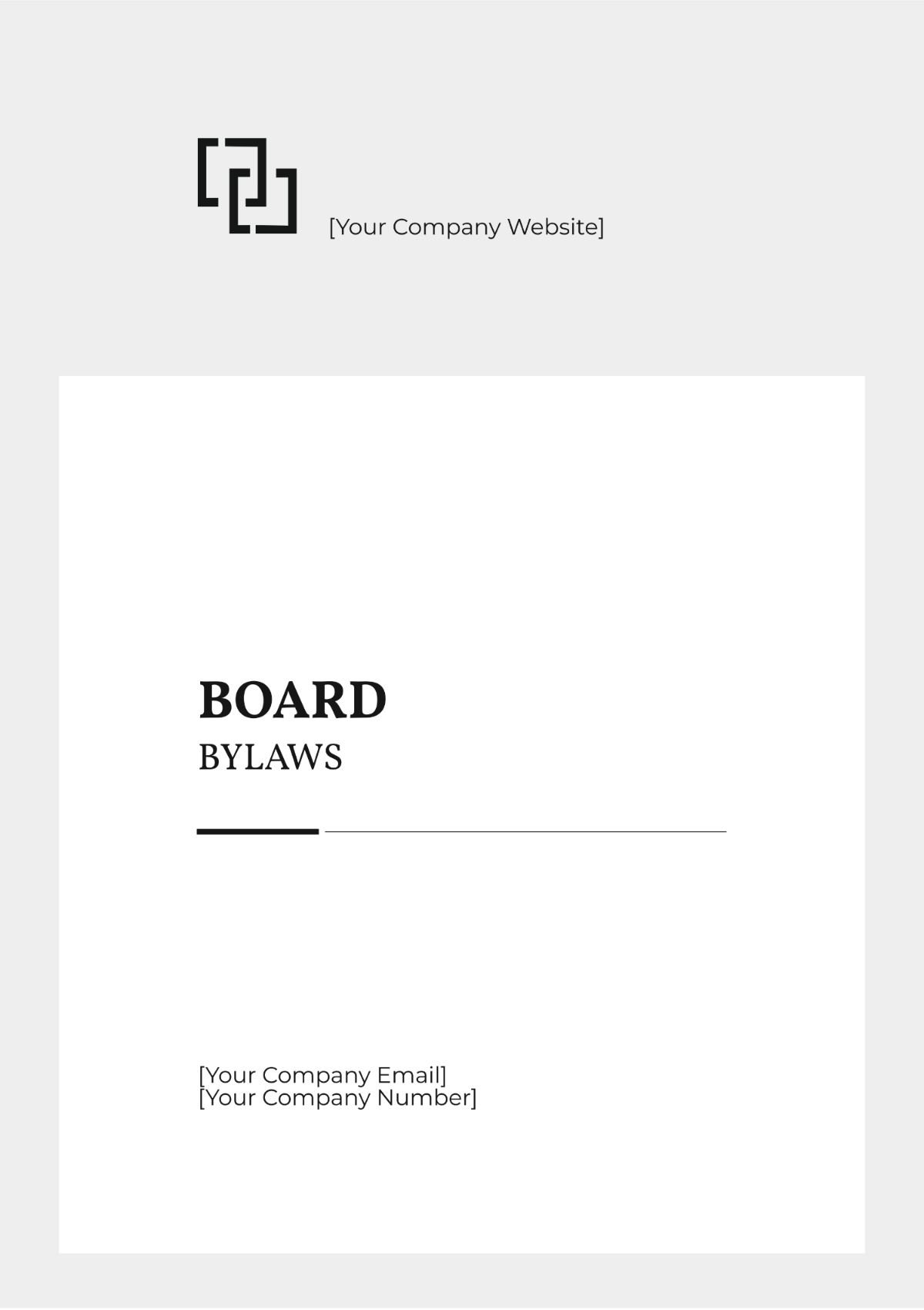 Blank Board Bylaws Template - Edit Online & Download