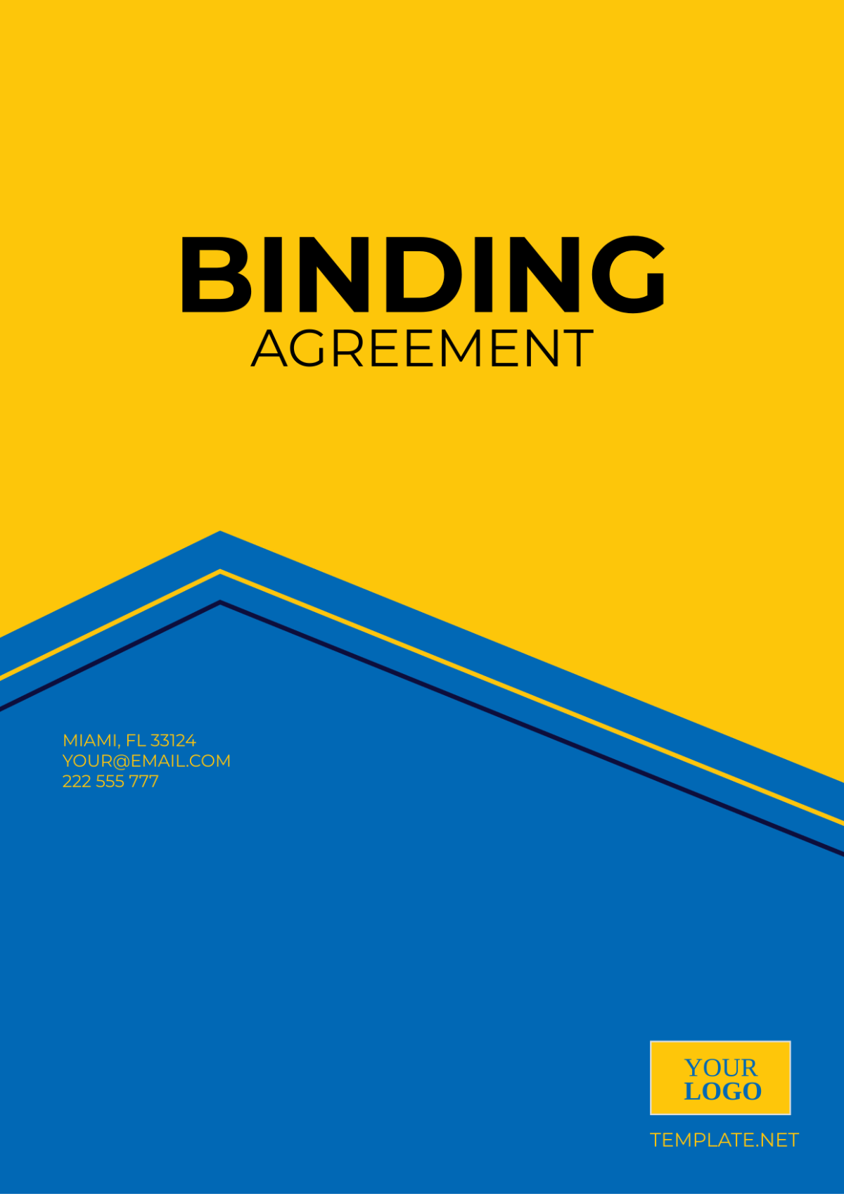 Binding Agreement Template