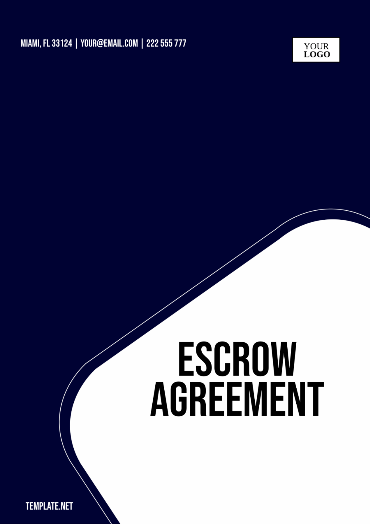 Escrow Agreement Template Edit Online Download Example Template net