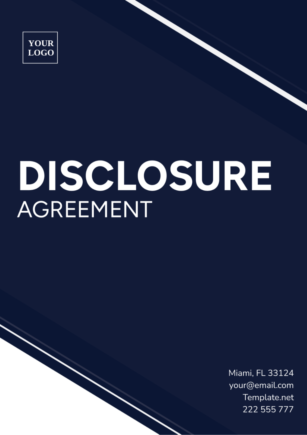 Disclosure Agreement Template