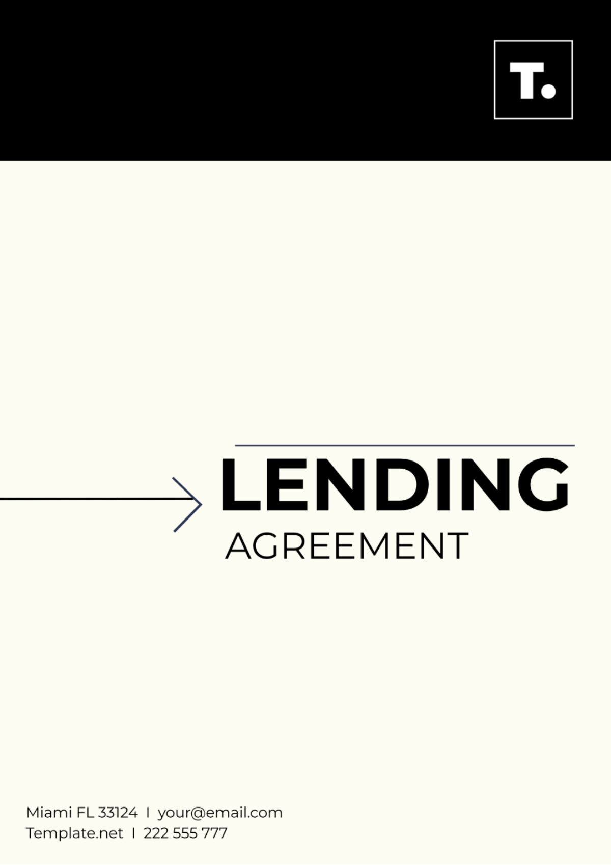 Lending Agreement Template