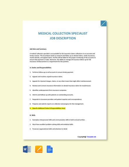 free-medical-collection-specialist-job-ad-and-description-template