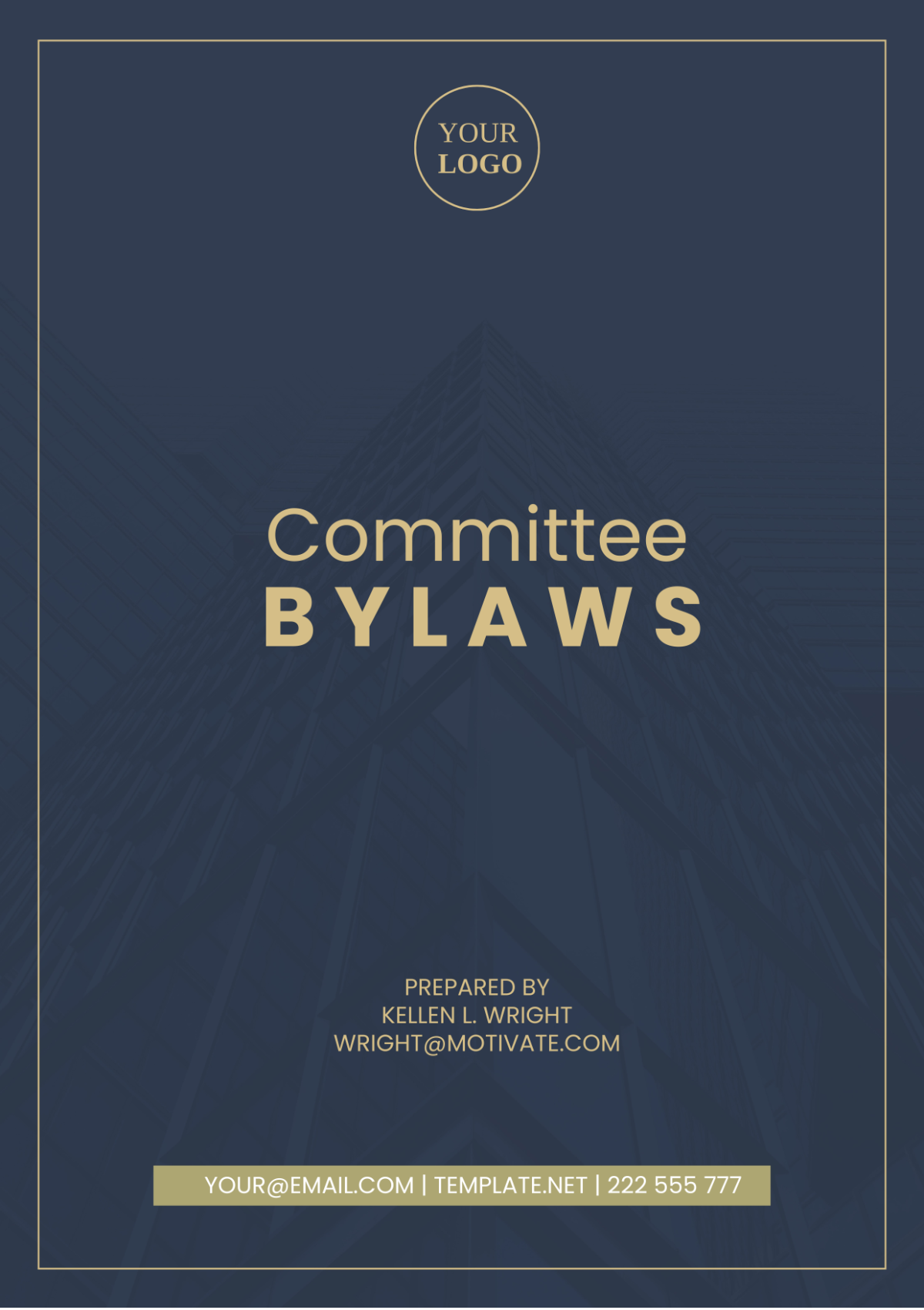 Free Committee Bylaws Template