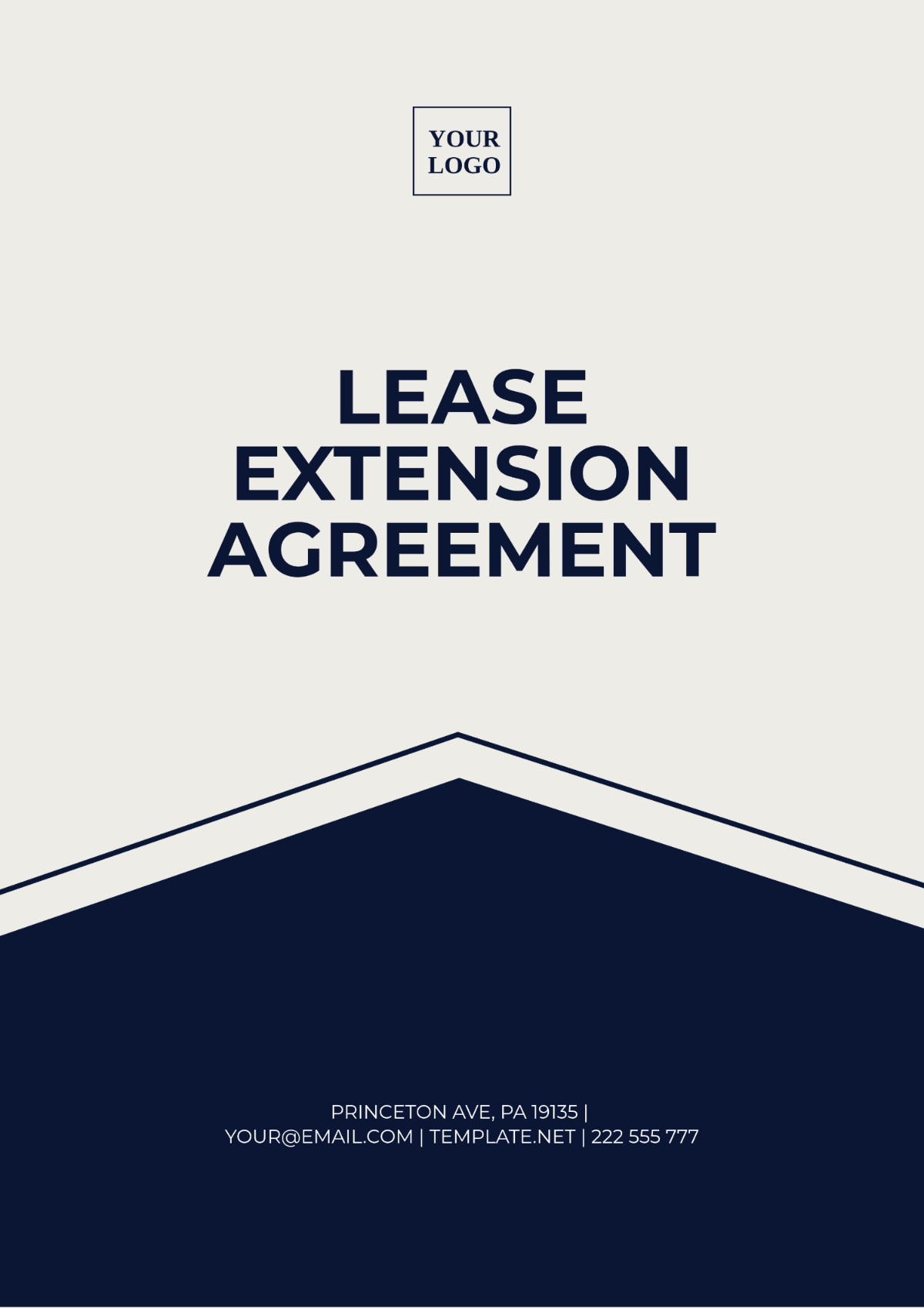 Lease Extension Agreement Template