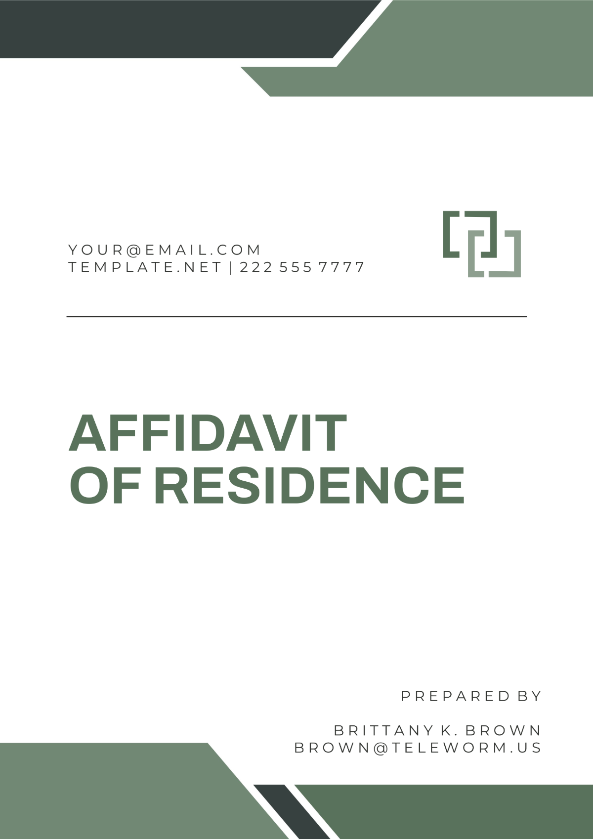 Texas Affidavit of Residence Template - Edit Online & Download