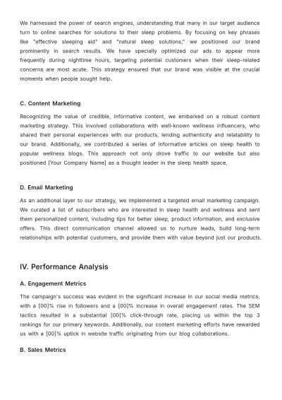 Free Advertising Digital Campaign Effectiveness Study Template to Edit Online