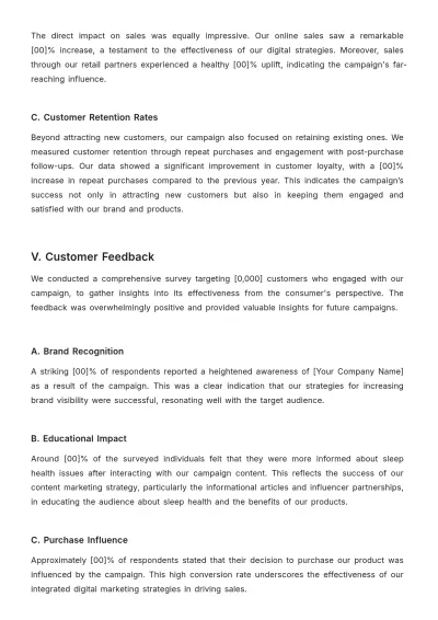 Free Advertising Digital Campaign Effectiveness Study Template to Edit Online