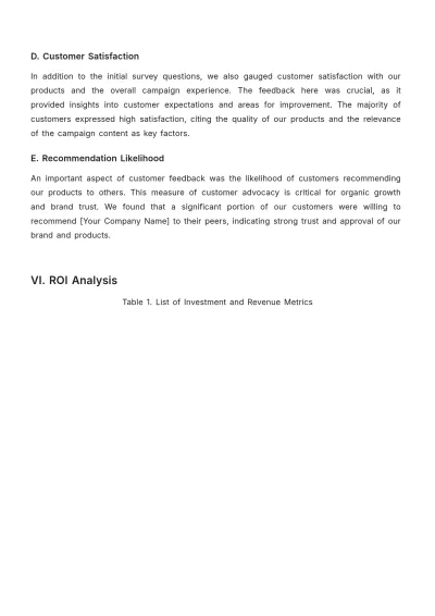 Free Advertising Digital Campaign Effectiveness Study Template to Edit Online