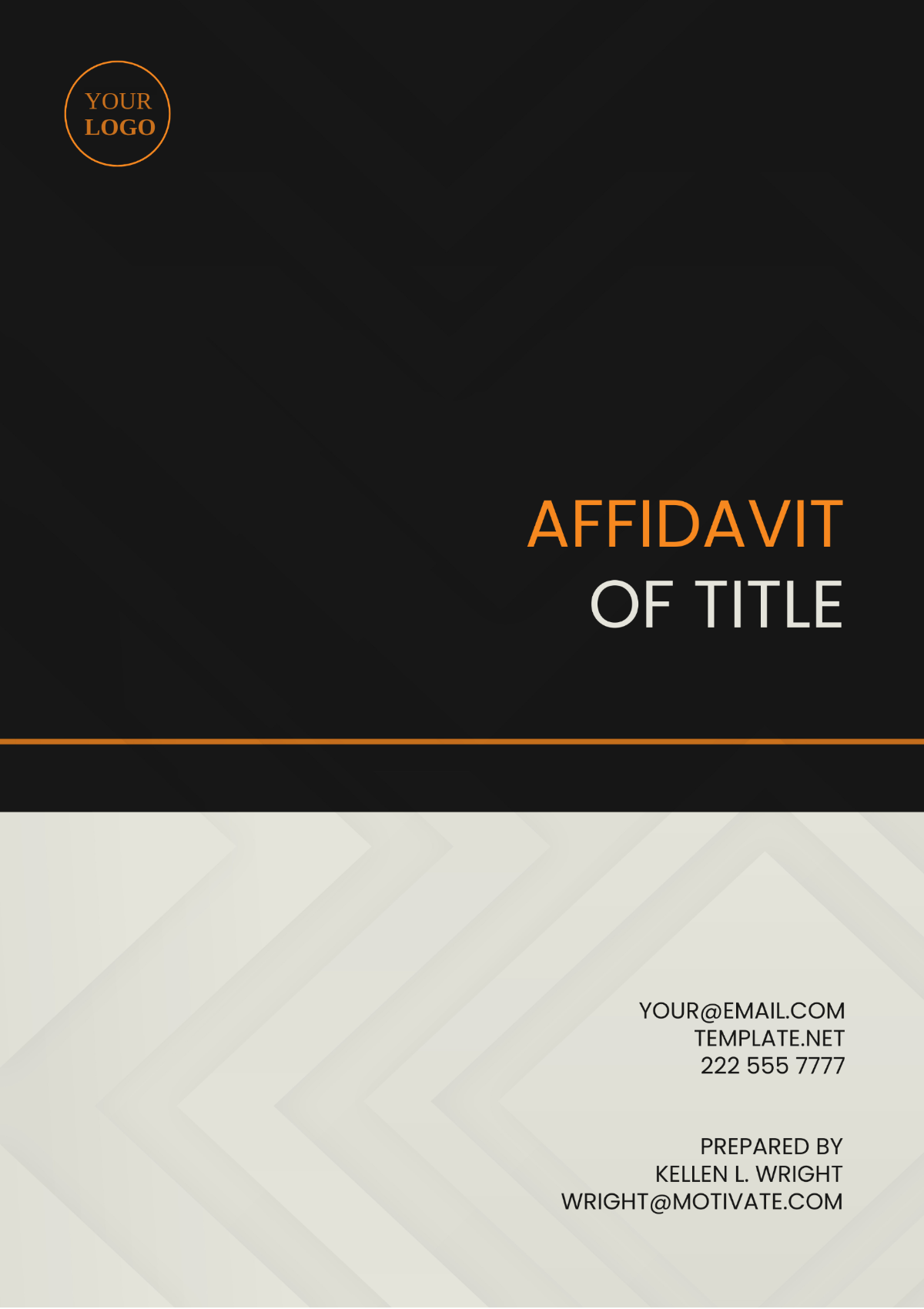 Florida Affidavit of Title Template - Edit Online & Download