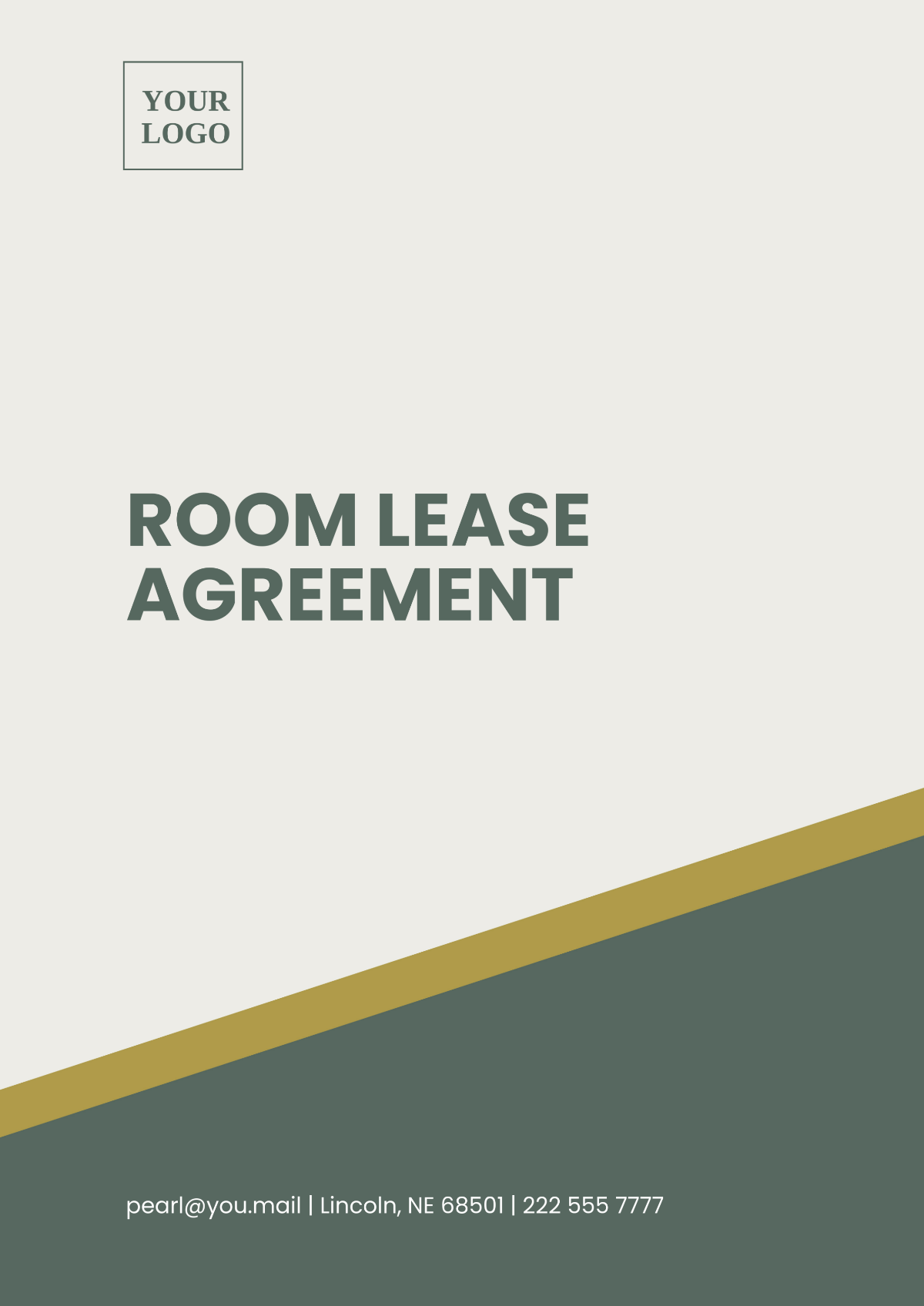 Free Room Lease Agreement Template