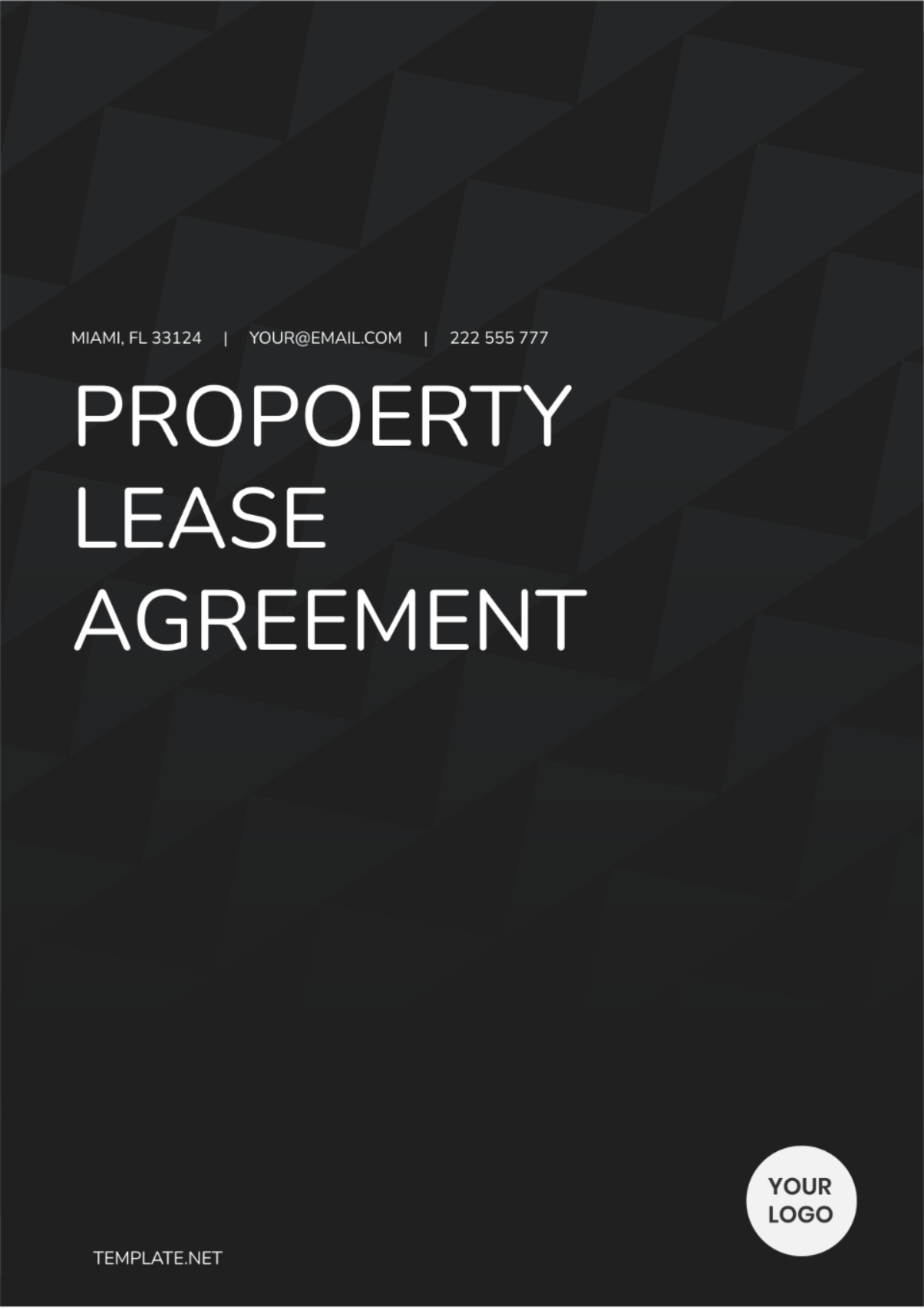 Property Lease Agreement Template - Edit Online & Download