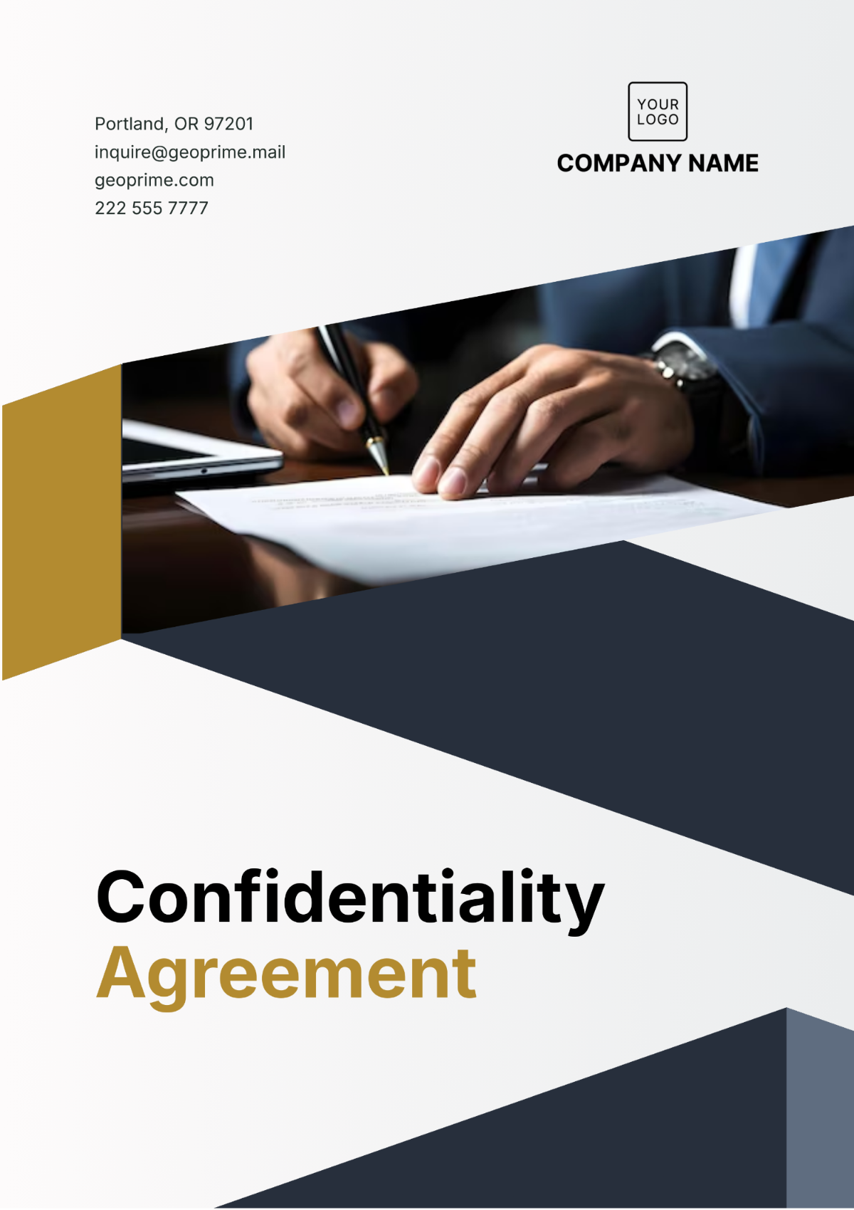 Confidentiality Agreement Template