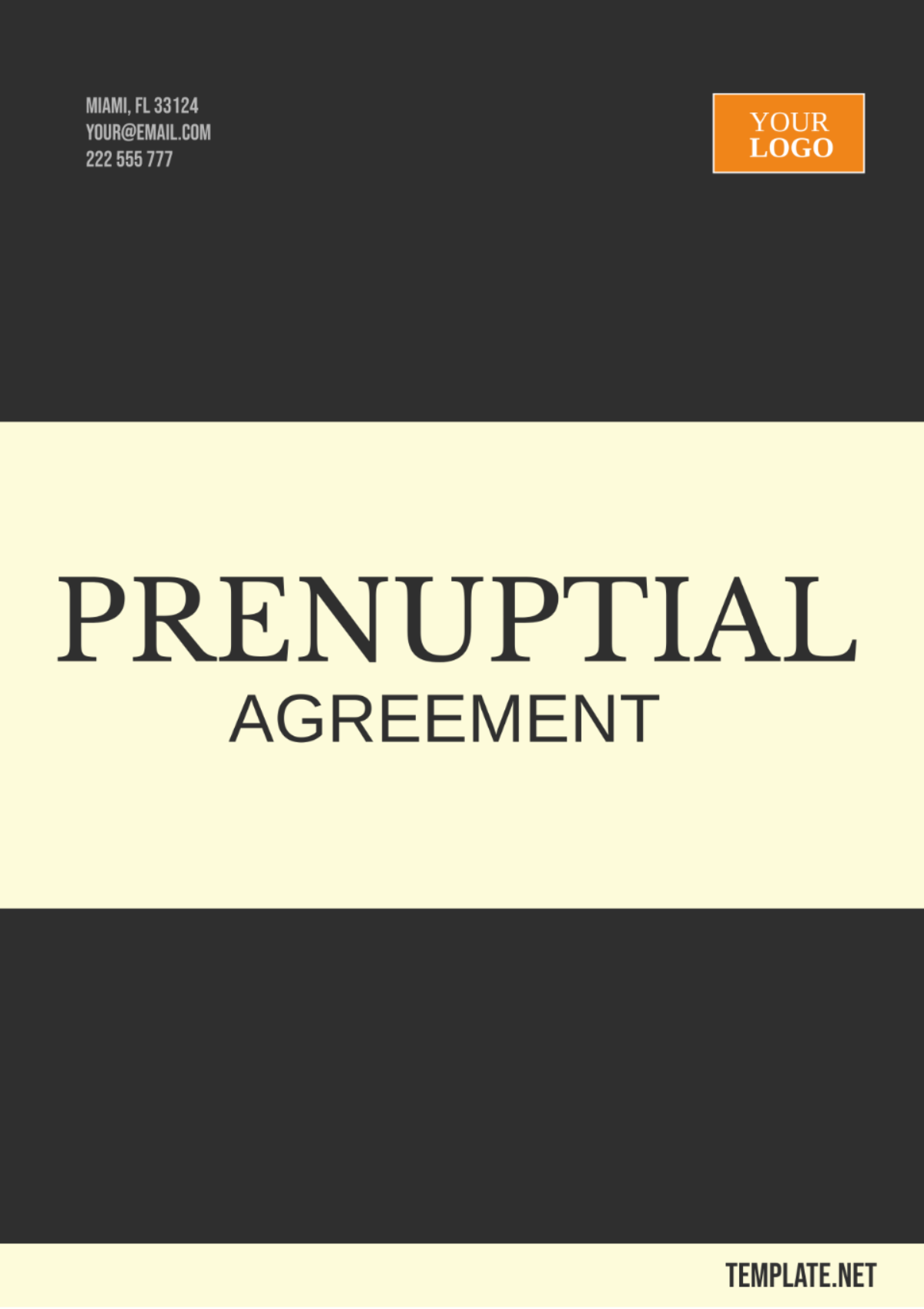 Prenuptial Agreement Template - Edit Online & Download