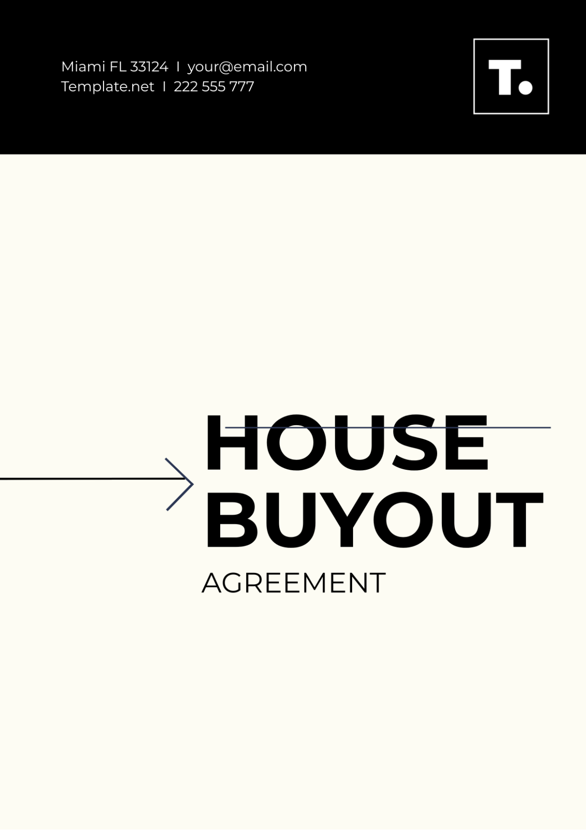 Home Buyout Agreement Template - Edit Online & Download