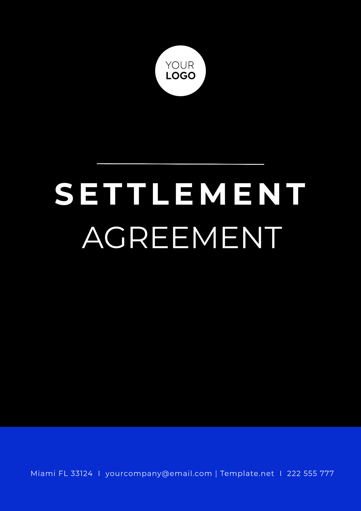 Settlement Agreement Template - Edit Online & Download