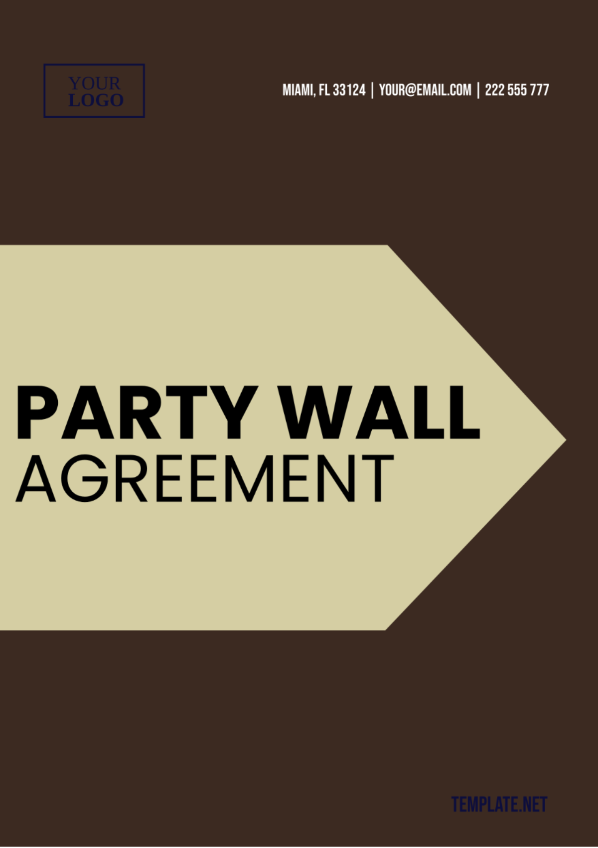 Party Wall Agreement Template