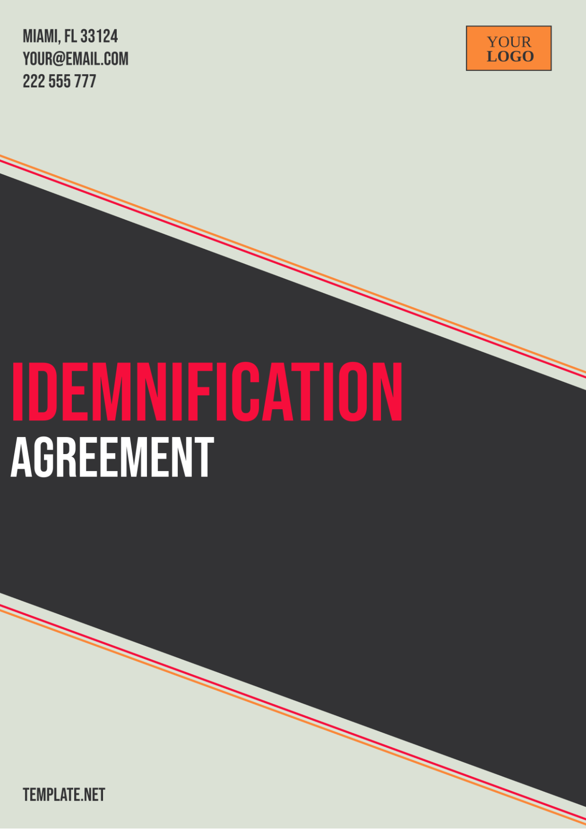 Indemnification Agreement Template